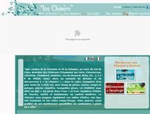 Tablet Screenshot of chambre-valdeloire.com
